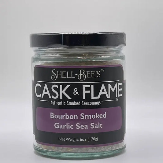 Bourbon Smoked Garlic Sea Salt